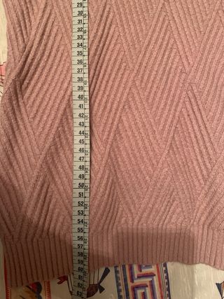 Jersey rosa cuello alto talla M