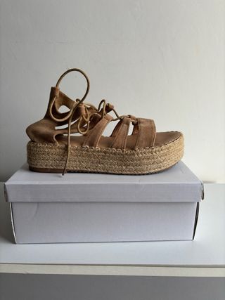 Sandalias Chic Vision verano beige Mujer