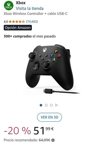Xbox One Official PC Controller + USB Cable
