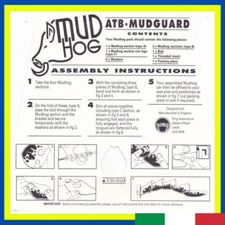 Parafango Posteriore OldStyle Verde Nero MTB