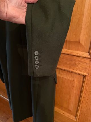 Abrigo Zara verde oscuro