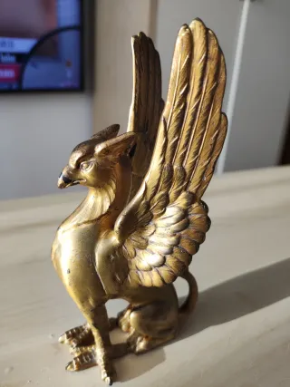 Figura antigua de bronce estilo ormolu