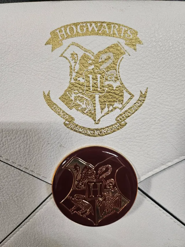 Bolso original Harry Potter Blanco y Dorado