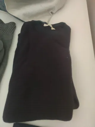 Camiseta Springfield Manga Larga Negra Talla L