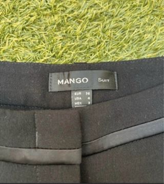 Pantalón Mango Negro Talla 36