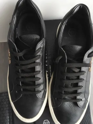 Zapatillas Philipp Plein Negras Piel
