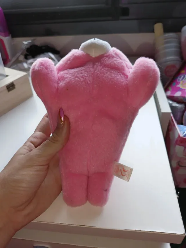 Peluche Foca TY Rosa con Occhi Luminosi