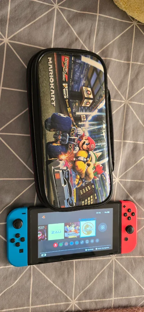 Nintendo Switch Completo Azul y Rojo