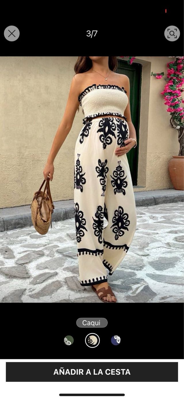 Conjunto premamá S estampado