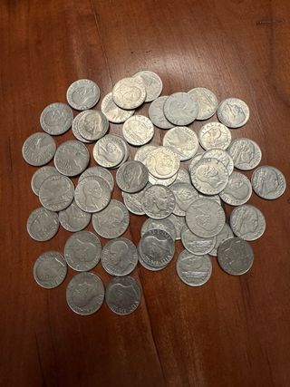 Lotto 60 monete Regno d'Italia