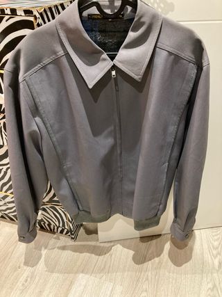Cazadora Vintage Olloqui Gris Talla 50
