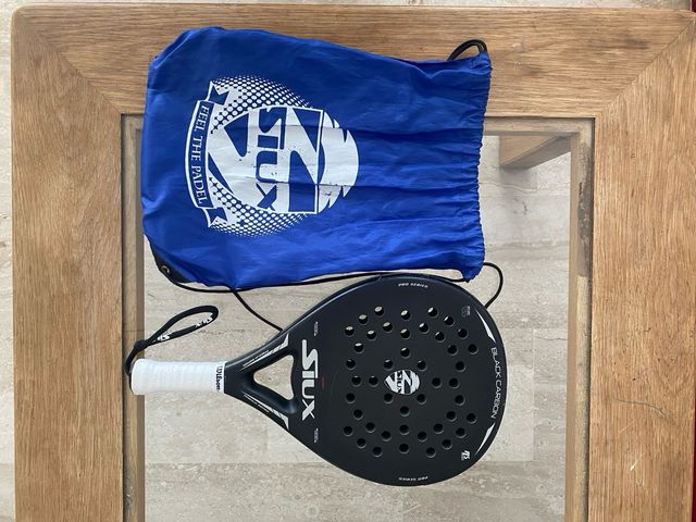 Pala de pádel Siux Black Carbon Pro Series