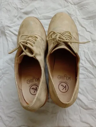 Zapatos Kylie Crazy Shoes beige/dorado