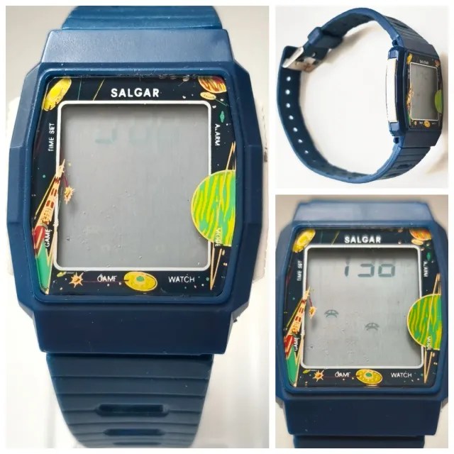 Reloj Salgar con juego Space. Raro. No funciona