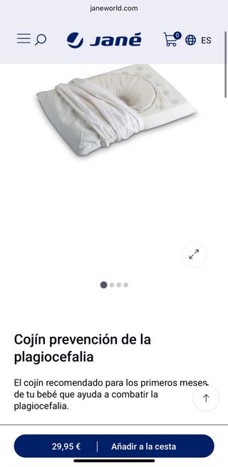 Almohada para bebés - Jané Antiahogo - Memory Foam