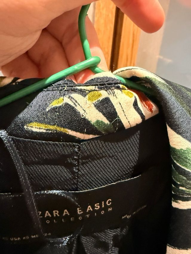 Blazer estampado floral Zara