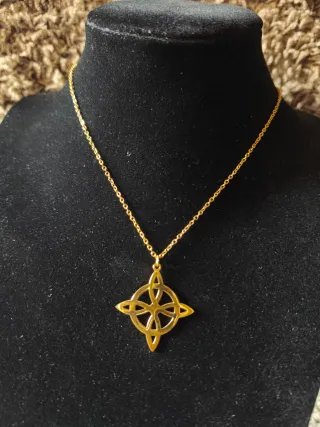 Colgante Acero Dorado