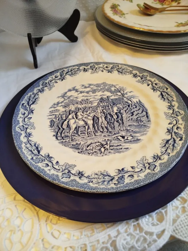 Bajoplatos. Cristal transparente, plata, ver detal