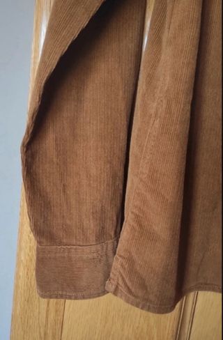 Camisa Easy Wear Pana Marrón