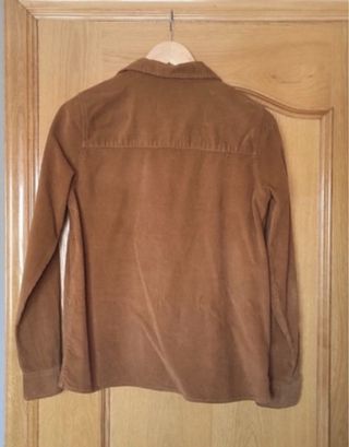 Camisa Easy Wear Pana Marrón