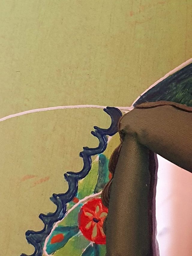 Specchio Decorativo Verde Originale