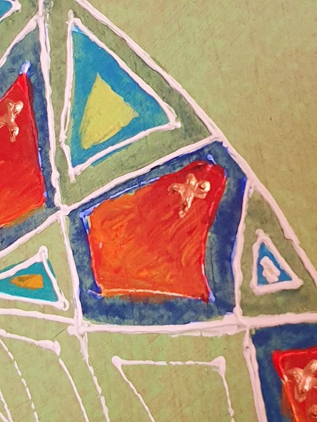 Specchio Decorativo Verde Originale