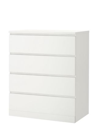 Cómoda 4 cajones blanca MALM Ikea