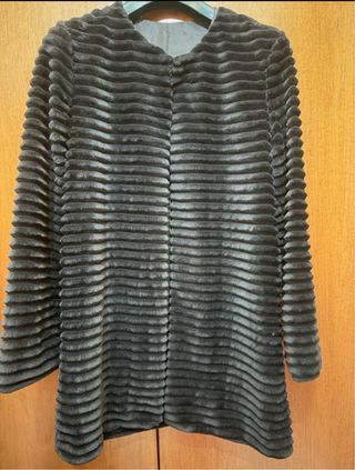 Coprispalle nero effetto ondulato