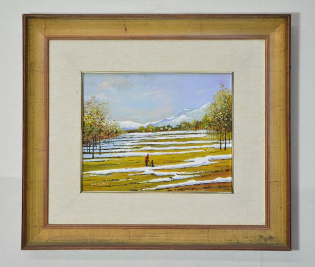 Landon – Dipinto olio su lamiera – Anni ‘60