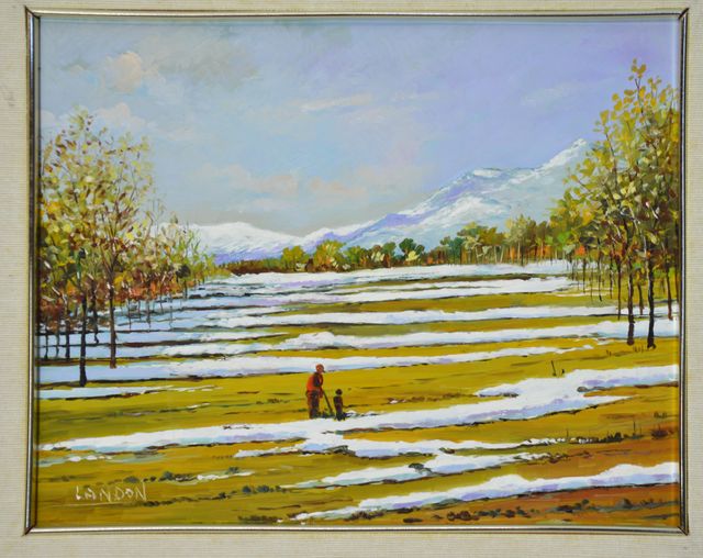 Landon – Dipinto olio su lamiera – Anni ‘60