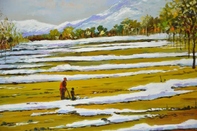 Landon – Dipinto olio su lamiera – Anni ‘60