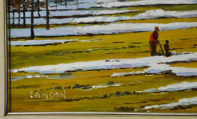 Landon – Dipinto olio su lamiera – Anni ‘60