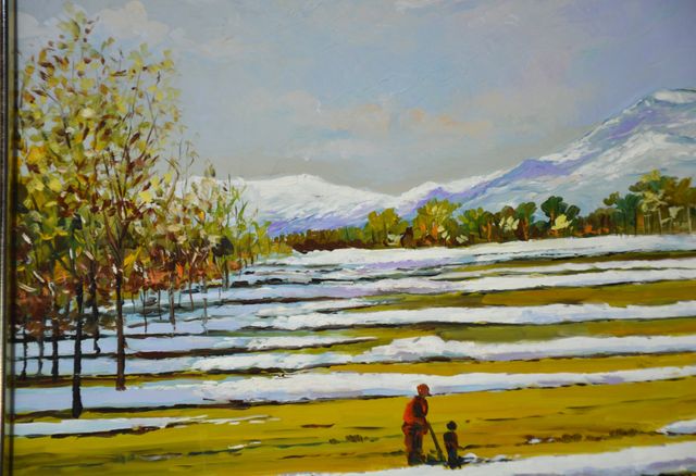 Landon – Dipinto olio su lamiera – Anni ‘60