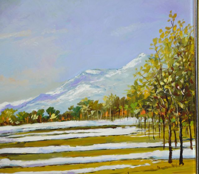 Landon – Dipinto olio su lamiera – Anni ‘60