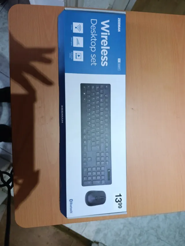 Teclado y Ratón Inalámbrico ZEEMAN