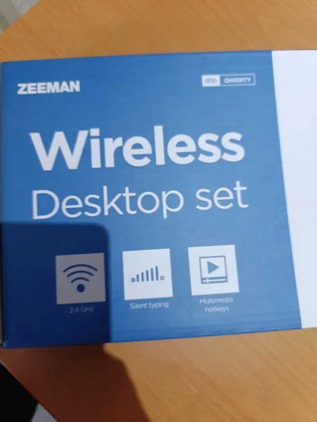 Teclado y Ratón Inalámbrico ZEEMAN