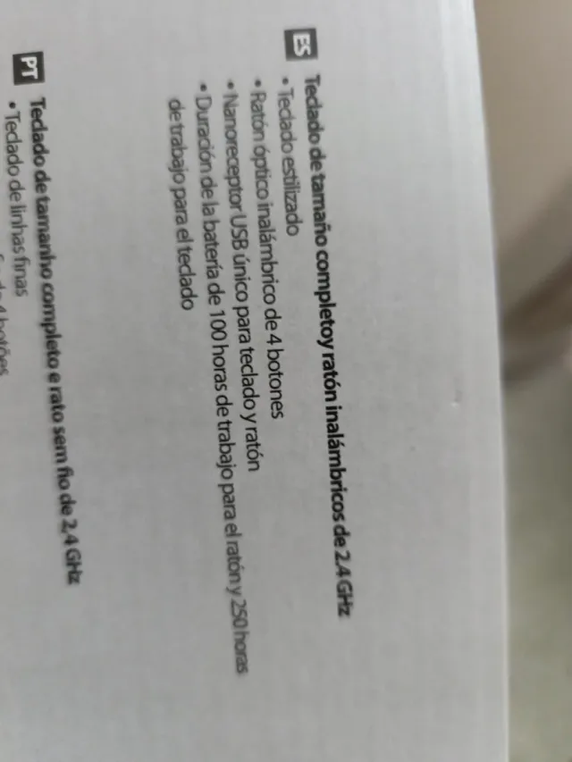 Teclado y Ratón Inalámbrico ZEEMAN