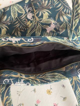 Bolso Tote Casa Verde Multicolor Nuevo