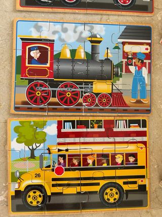 Puzzles de madera variados