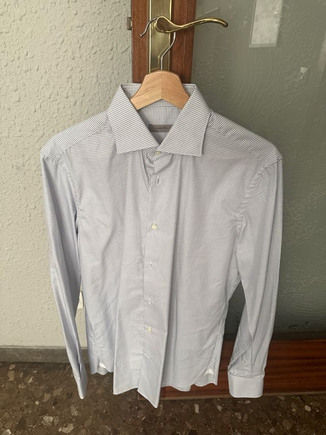 Camisa Emidio Tucci Azul Tamanho M