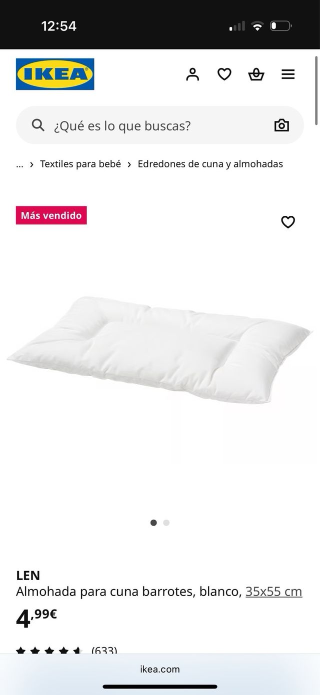 Textiles Ikea para cuna