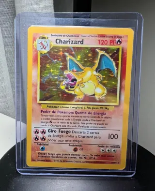Charizard Base Set Carta Pokémon