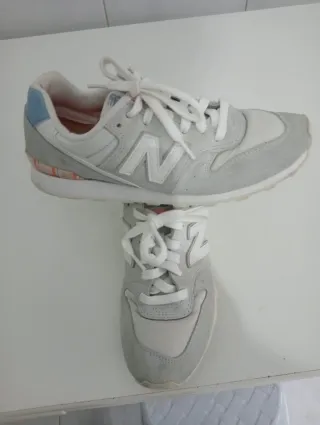 Zapatillas New Balance Talla 39 Gris/Blanco