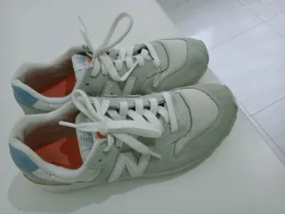 Zapatillas New Balance Talla 39 Gris/Blanco