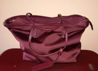 Bolso grande mujer púrpura/rojo