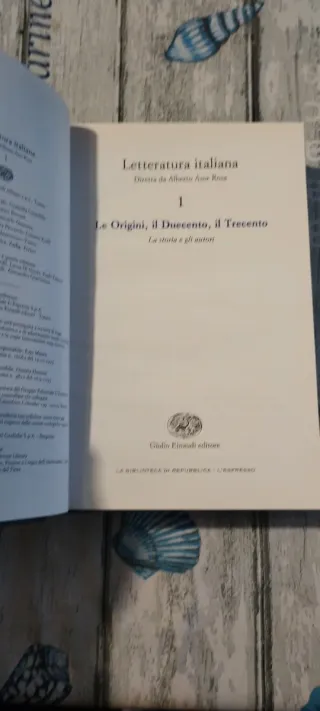 Libro Letteratura Italiana