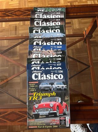 REVISTAS MOTOR CLÁSICO DE LOS AÑOS Y MESES