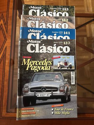 REVISTAS MOTOR CLÁSICO DE LOS AÑOS Y MESES