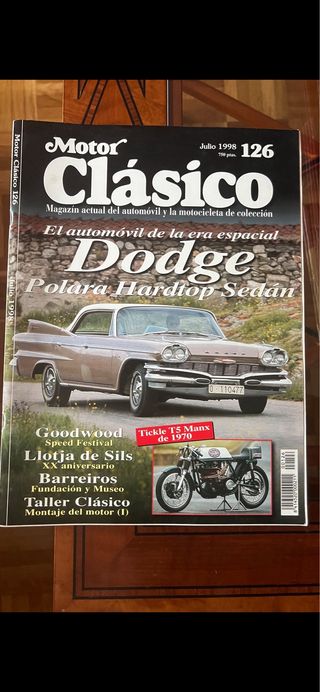 REVISTAS MOTOR CLÁSICO DE LOS AÑOS Y MESES