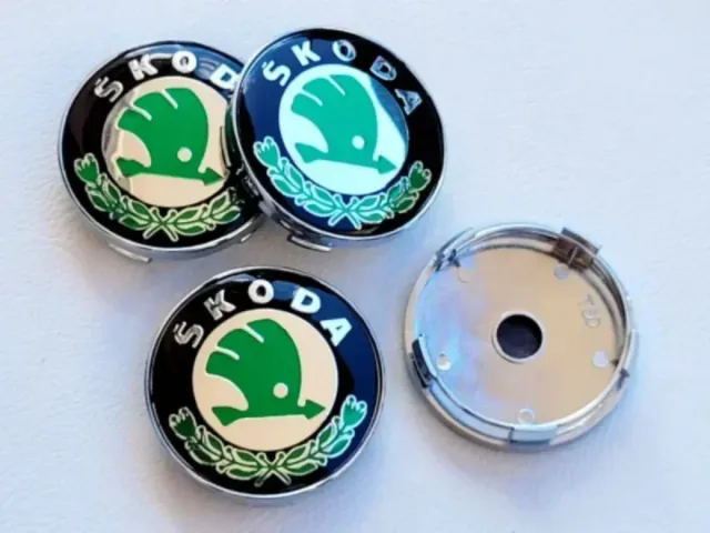 60mm Tapabujes Skoda Centro de Ruedas Llantas